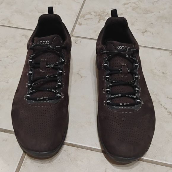 ECCO Men's Biom Fjuel Train Walking Shoe Yak Leather Mocha Lightweight Size 10.0 - Picture 4 of 12